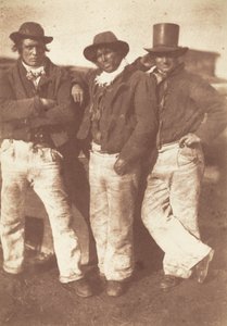 Alexander Rutherford, William Ramsay és John Linton, 1843-1847. Alkotók: David Octavius Hill, Robert Adamson. alkotó: David Octavius Hill, Robert Adamson
