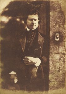 David Octavius Hill az Edinburgh-i Rock House kapujában