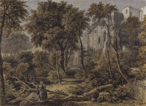 Dunfermline apátság (chromolitho)