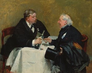 Egy ital visszautasítása, 1876 alkotó: David Oyens