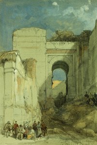 Egy régi mór átjáró, Granada, 1883 alkotó: David Roberts
