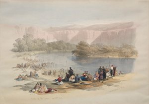 A Jordán partjai alkotó: David Roberts