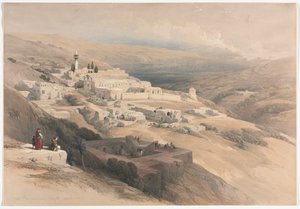 Terra-Santa kolostor, Názáret, 1839. alkotó: David Roberts