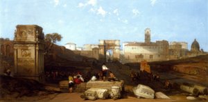 Titus boltíve Rómában alkotó: David Roberts