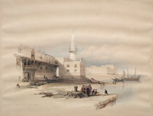 Rakpart Szueznél alkotó: David Roberts
