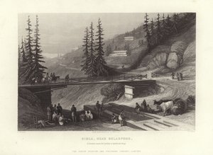 Simla, Belaspoor közelében alkotó: David Roberts