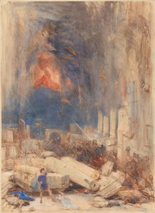 Pompeji pusztulása alkotó: David Roberts