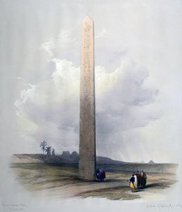 Az obeliszk Heliopolisban alkotó: David Roberts