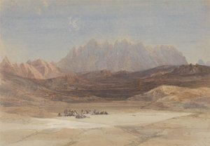 El Raheh-síkság, Sínai-hegy alkotó: David Roberts