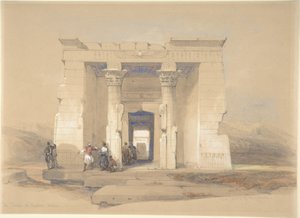 A denduri templom, Núbia alkotó: David Roberts