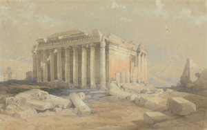 A Baalbek-i templom alkotó: David Roberts