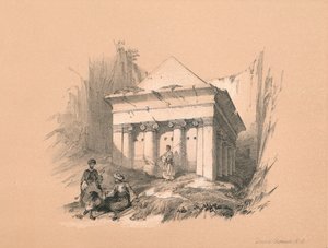 Zakariás sírja, 1855 alkotó: David Roberts