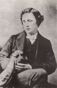 Lewis Carroll, angol író (fekete-fehér fotó)