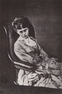 Alice Liddell fényképe (fekete-fehér fénykép)