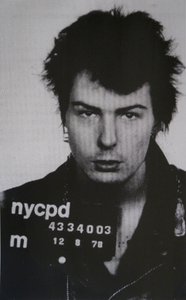 Sid Vicious I (selyemszitanyomás papírra)