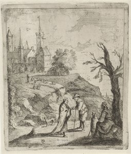 Táj a jósnővel alkotó: David Teniers (II)