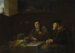 A gazdag gabonagazdálkodó példázata. 1648 körül