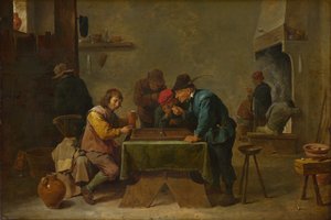 Backgammon játékosok, c. 1645 alkotó: David Teniers the Younger