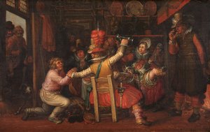 A paraszt szerencsétlensége alkotó: David Vinckboons