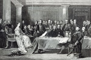 A királynő első tanácsa, a „Szabadidő órából”, 1888