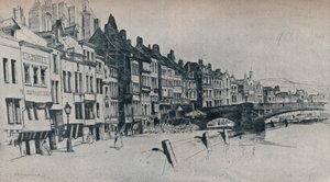 Dinant, 1907 alkotó: David Young Cameron