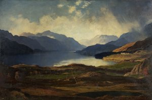 Loch Lomond (olaj, vászon) alkotó: David Young Cameron