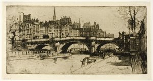 Pont Neuf, első lemez a párizsi készletből alkotó: David Young Cameron