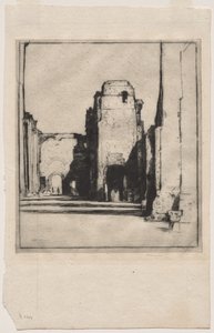 Tepidarium, Caracalla fürdői alkotó: David Young Cameron