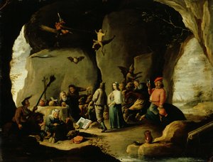 Szent Antal megkísértése alkotó: David the Younger (attr. to) Teniers