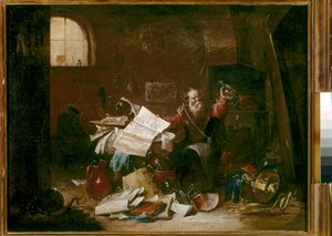 Az alkimista alkotó: David the Younger (attr. to) Teniers