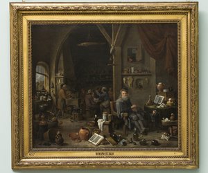 Egy alkimista, később 1670-es évek (olaj, vászon) alkotó: David Teniers the Younger