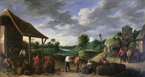 A borszüret alkotó: David Teniers the Younger