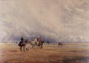 Lancaster Sands, Morecambe Bay (Kincsek) 1842 (olaj, vászon)