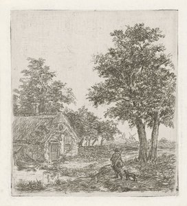 Vadász egy tájban alkotó: David van der Kellen