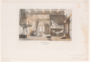 Várcsarnok, 13. század kastély terme. (13. század) (cím a tárgyon)