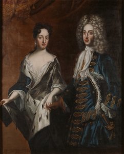 IV. Frigyes (1671-1702), Holstein-Gottorp hercege és hitvese, Hedvig Sophia (1681-1708) svéd hercegnő alkotó: David von Krafft