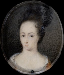 Hedvig Sofia, svéd hercegnő miniatűrje, 1700 körül (guache)