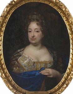 Sophie Charlotte Hannover, Poroszország királynője – Sophia Charlotte Hannover (1668-1705), poroszországi királynő portréja, Krafft, David, von (1655-1724). Olajfestmény. Mérete: 88x70 cm. Nemzeti Múzeum Stockholm