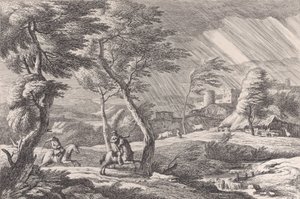 6. tábla: A vihar, 1743. alkotó: Davide Antonio Fossati