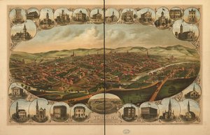 York, Pa. alkotó: Davoust A. Hoen and Co. Kern