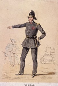 Egy tűzoltó, 1855 alkotó: Day and Son