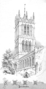 Saint Marys, Melton-Mowbray. Leicestershire, 1850-es évek