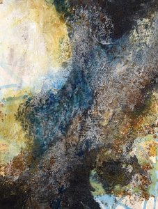 Deep Blue Gold – Absztrakt alkotó: Deb Chaney