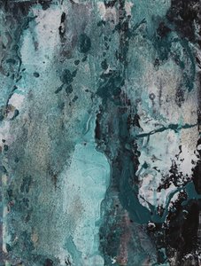 Zöldeskék grunge textúra alkotó: Deb Chaney