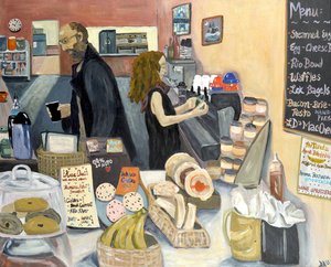 Ana Bananas Cafe 2019 (akril, vászon)