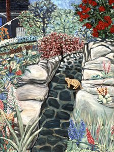 Cobbled Way, 2019 (akril, vászon)