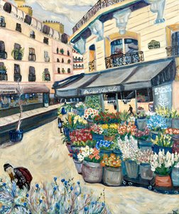 Flower Shopper, 2020 (akril vászonra0