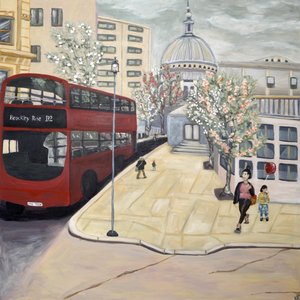 Londontown, 2017 (akril, vászon)