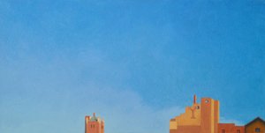 Brooklyn Fort Greene Sky, 2012 (olaj, vászon) alkotó: Deborah Stevenson