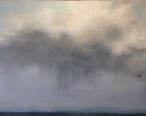 Storm Over Water, 2021 (olaj, vászon)